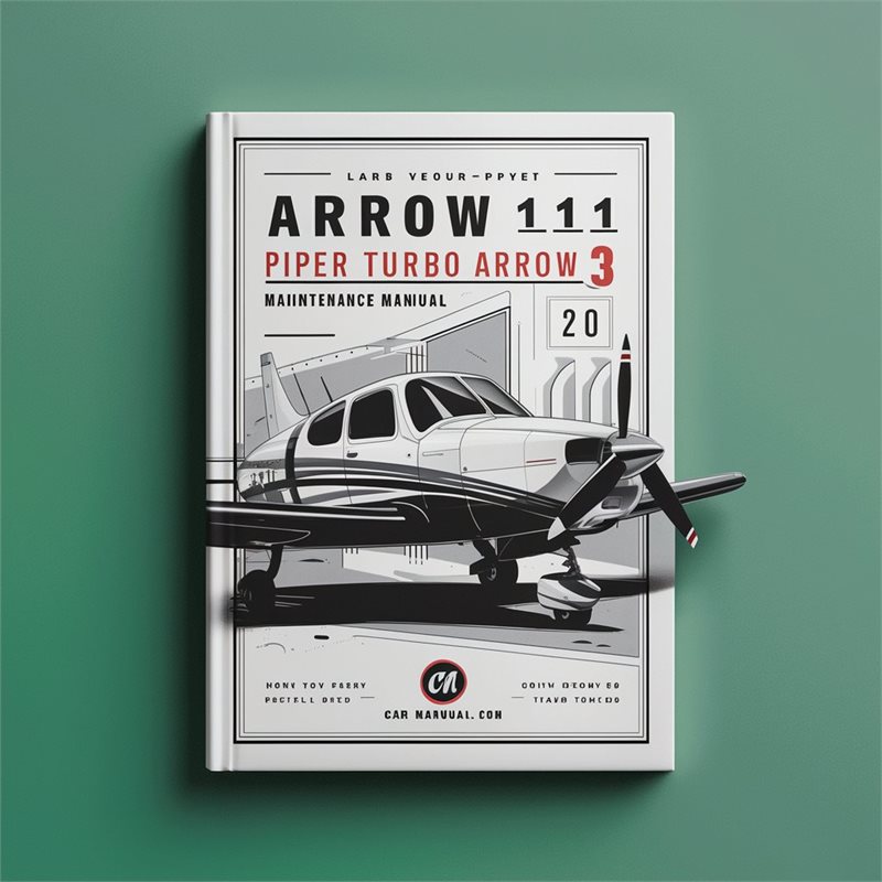 Kerb Machines Arrow 111 Piper Turbo 3 Service Repair Workshop Manual PDF