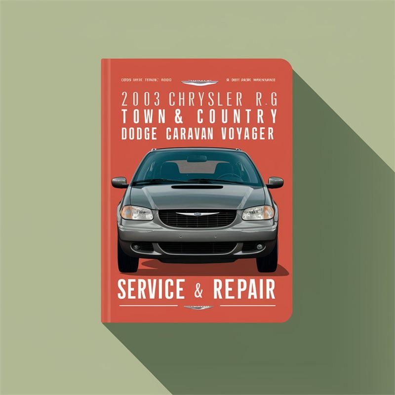 2003 Chrysler Caravan RG Town Country Dodge Voyager Service Repair Workshop Manual PDF