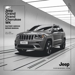 2008 Jeep Grand Cherokee WK Service Repair Workshop Manual PDF