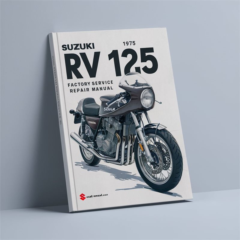 1975 Suzuki RV Series RV125 Service Repair Workshop Manual PDF