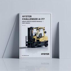Hyster Challenger A177 (h40xl H50XL H60XL H2.00xl H2.50xl H3.00xl) Forklift H40XL H3.00XL Parts Catalog PDF