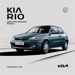 2000-2005 Kia Rio Service Repair Workshop Manual PDF