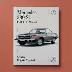 1981-1985 Mercedes 380 SL Service Repair Workshop Manual PDF