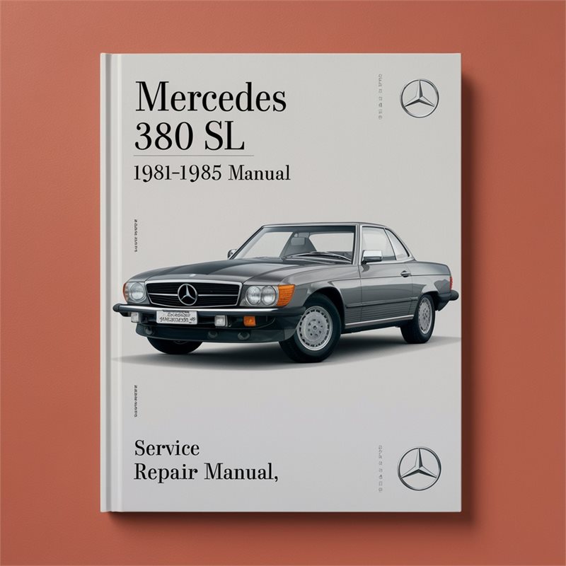 1981-1985 Mercedes 380 SL Service Repair Workshop Manual PDF