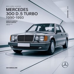 1990-1993 Mercedes 300 D 2.5 Turbo Service Repair Workshop Manual PDF