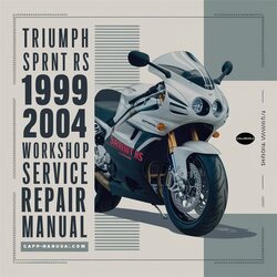 1999-2004 Triumph Sprint RS Service Repair Workshop Manual PDF