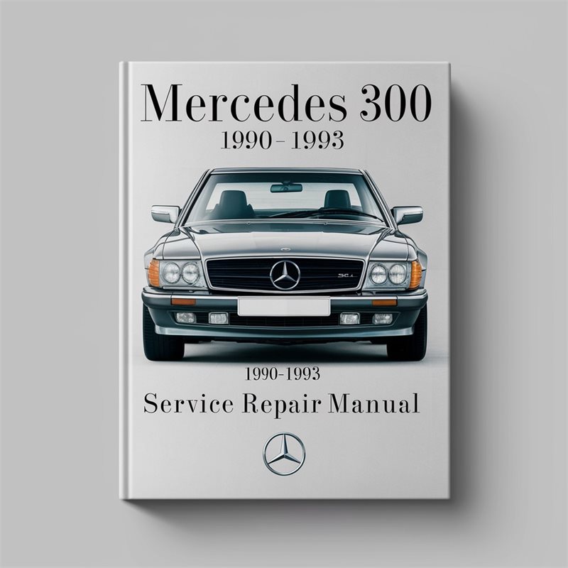 1990-1993 Mercedes 300 Service Repair Workshop Manual PDF