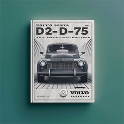 Volvo Penta D2-55 D2-75 Marine Service Repair Workshop Manual PDF