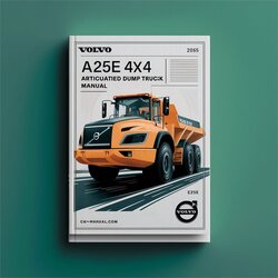 Volvo A25E 4x4 Articulated Dump Truck Service Repair Workshop Manual PDF