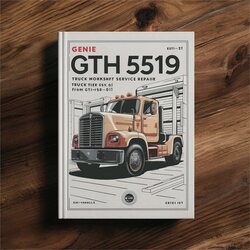 Genie GTH 5519 Forklift Truck (deutz Tier 4I S/n: From Gth5514b-101) Service Repair Workshop Manual PDF