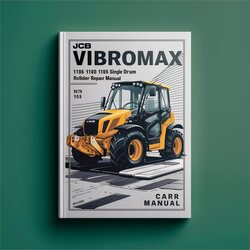 JCB Vibromax 1105 1106 1405 1805 Single Drum Roller Service Repair Workshop Manual PDF