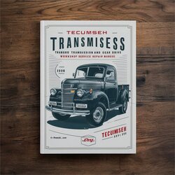 Tecumseh Peerless Transaxle Hydro Transmission Gear Drive Technicians Service Repair Workshop Manual PDF