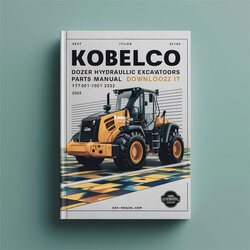 Kobelco SK70SR Dozer Hydraulic Excavators Optional Attachments Parts (YT01-00101-03782) S3yt03402ze03 Catalog PDF