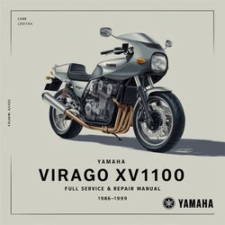 1986-1999 Yamaha Virago XV1100 Service Repair Workshop Manual PDF