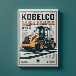 Kobelco Sk235sr-1es Sk235srnlc-1es Dozer Hydraulic Excavators Optional Attachments Parts Catalog PDF