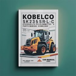 Kobelco SK235SRLC Hydraulic Excavators Optional Attachments Parts (YU01-00101) S3yf03701ze01 Catalog PDF
