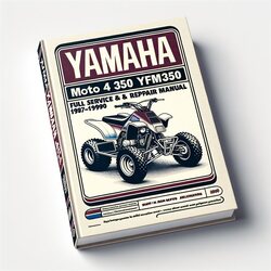 1987-1990 Yamaha Moto 4 350 YFM350 ATV Service Repair Workshop Manual PDF