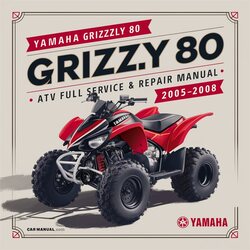 2005-2008 Yamaha Grizzly 80 YFM80 ATV Service Repair Workshop Manual PDF