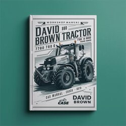 Case David Brown Tractor 770 780 880 990 1200 3800 4600 Service Repair Workshop Manual PDF