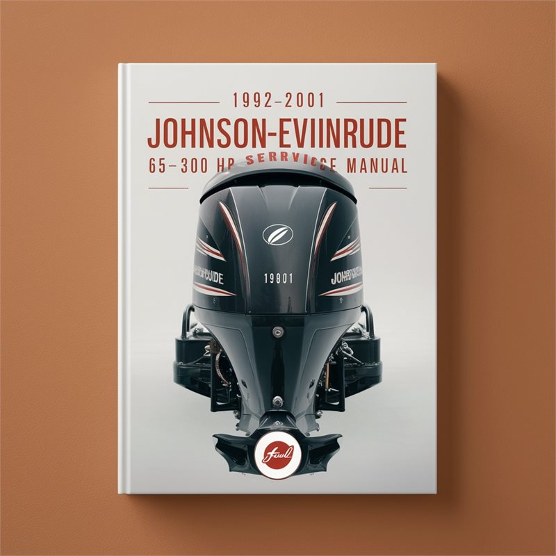 1992-2001 Johnson-evinrude 65-300 HP Service Repair Workshop Manual PDF