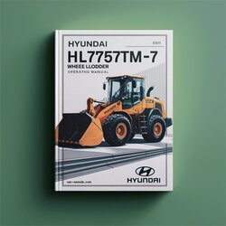 Hyundai Hl757tm-7 Wheel Loader Operating Service Repair Workshop Manual PDF