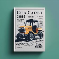 Cub Cadet 3000 Series Service Repair Workshop Manual PDF