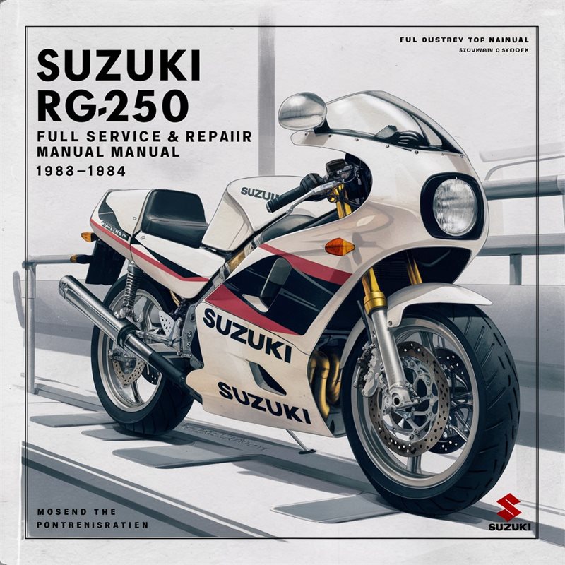 1983-1984 Suzuki RG Series RG250 RG250W Service Repair Workshop Manual PDF