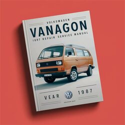 1987 Volkswagen Vanagon Service Repair Workshop Manual PDF