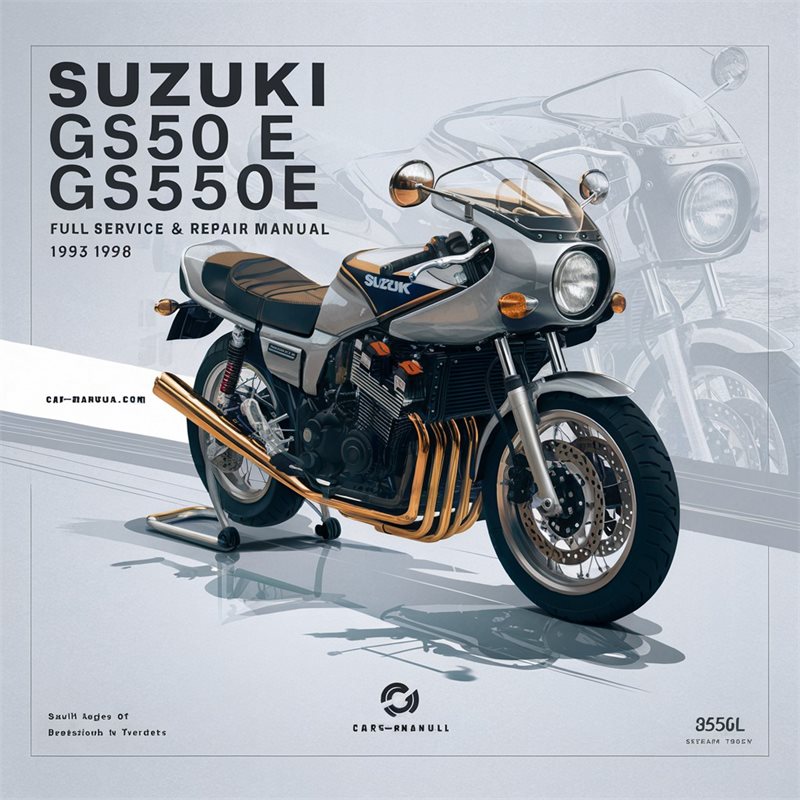 1983-1986 Suzuki GS Series GS550 GS550E GS550ES GS550L Service Repair Workshop Manual PDF