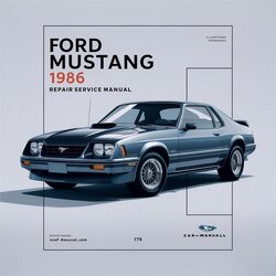 1986 Ford Mustang Service Repair Workshop Manual PDF