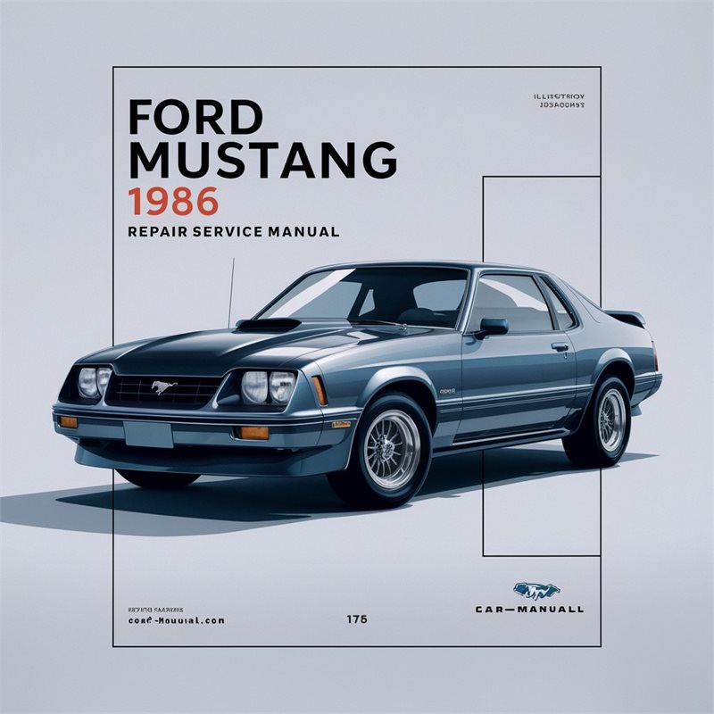 1986 Ford Mustang Service Repair Workshop Manual PDF