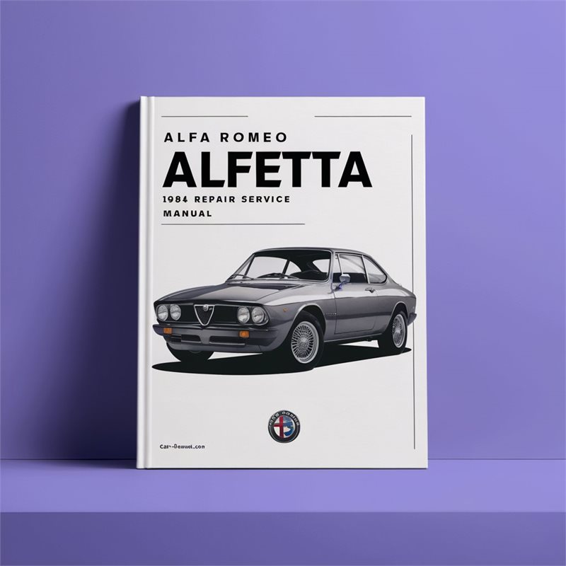 1984 Alfa Romeo Alfetta Service Repair Workshop Manual PDF