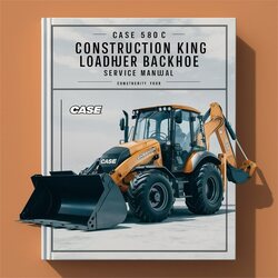 Case 580C Construction King Loader Backhoe Service Repair Workshop Manual PDF