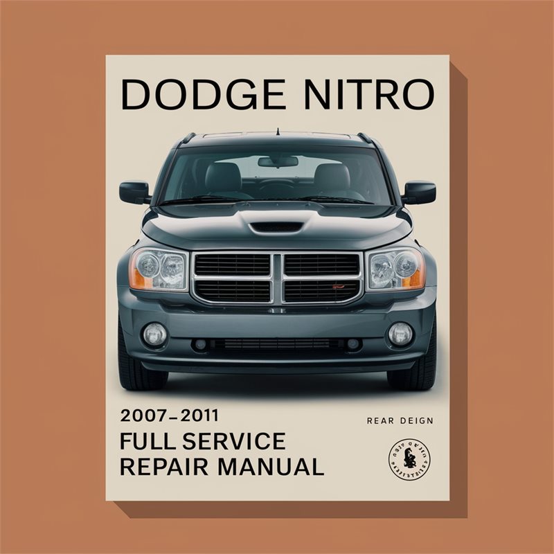 2007-2011 Dodge Nitro Service Repair Workshop Manual PDF