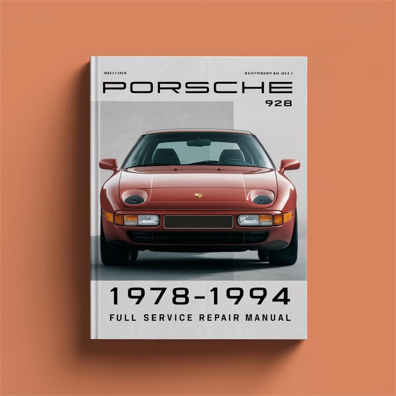 1978-1994 Porsche 928 Service Repair Workshop Manual PDF