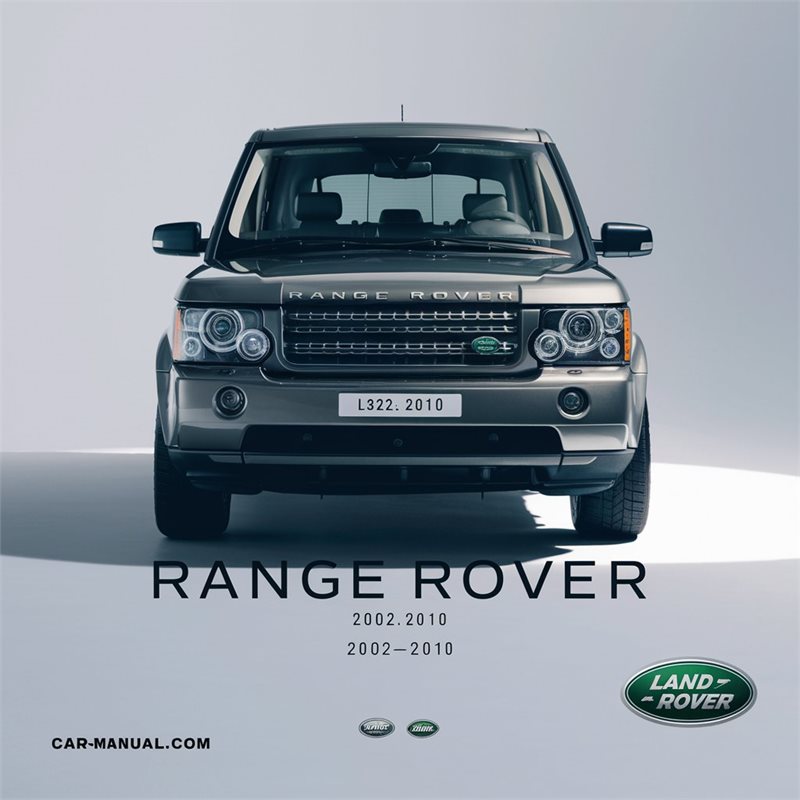2002-2010 Land Rover Range L322 Service Repair Workshop Manual PDF