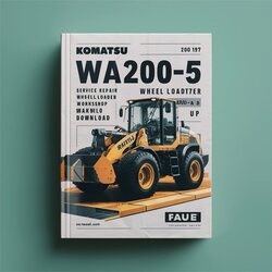 Komatsu WA200-5 Wa200pt-5 Wheel Loader Service Repair Workshop Manual PDF