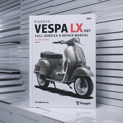PIAGGIO VESPA LX 150 4T Full Manual de servicio y reparación 