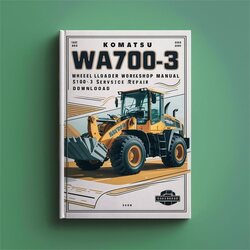Komatsu WA700-3 Wheel Loader (sn: 51005 Up) Service Repair Workshop Manual PDF