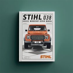 Stihl 038 Service Repair Workshop Manual PDF