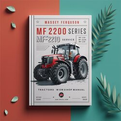 Massey Ferguson MF 2200 Series 2210 2225 2235 Tractors Service Repair Workshop Manual PDF