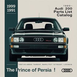 1989-1991 Audi 200 Catalog Parts PDF