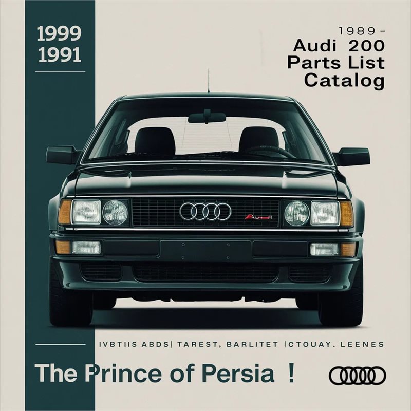 1989-1991 Audi 200 Catalog Parts PDF