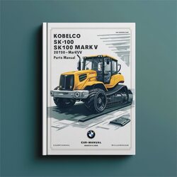 Kobelco SK100 Markv SK100L Crawler Excavator Parts Catalog PDF