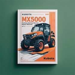 Kubota MX5000 F Service Repair Workshop Manual PDF