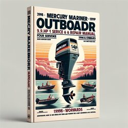 1998 Mercury Mariner Outboard 9.9hp 15HP Four Stroke Bigfoot -onwards Service Repair Workshop Manual PDF