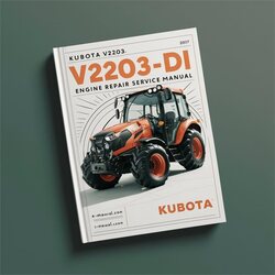 Kubota V2203-DI Engine Service Repair Workshop Manual PDF