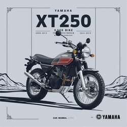 2008-2012 Yamaha XT Models XT250 250 Bike Service Repair Workshop Manual PDF