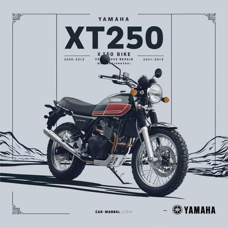 2008-2012 Yamaha XT Models XT250 250 Bike Service Repair Workshop Manual PDF