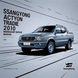 2006-2010 Ssangyong Actyon Tradie Service Repair Workshop Manual PDF